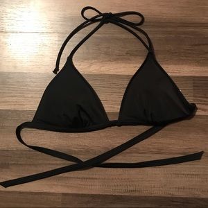 VS PINK black push up bikini top